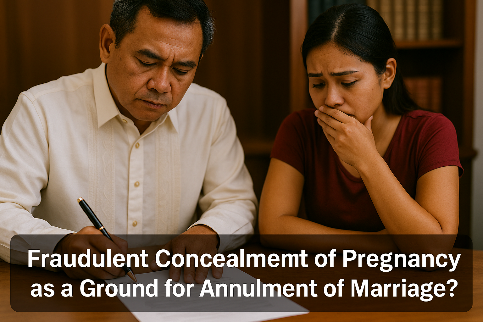 Fraudulent Concealment of Pregnancy as a Ground for Annulment of Marriage?
