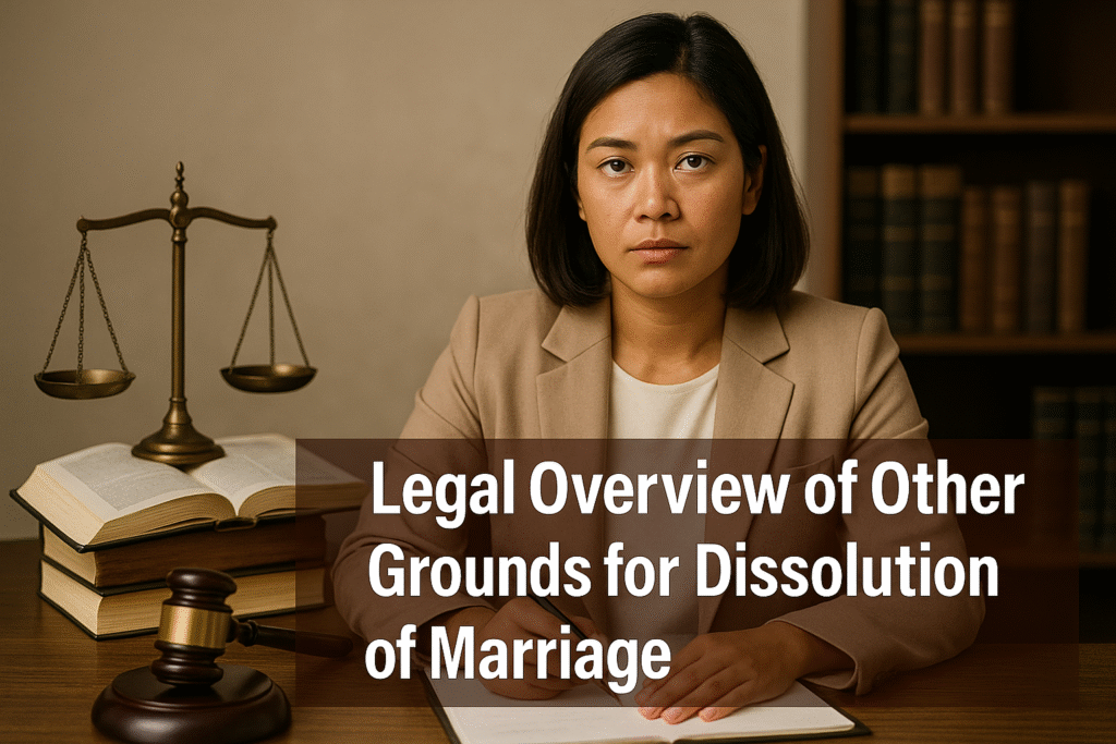 Legal overview of Other Grounds for Dissolution of Marriage.