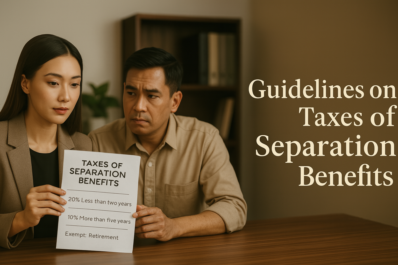 Guidelines on Taxes of Separation Benefits